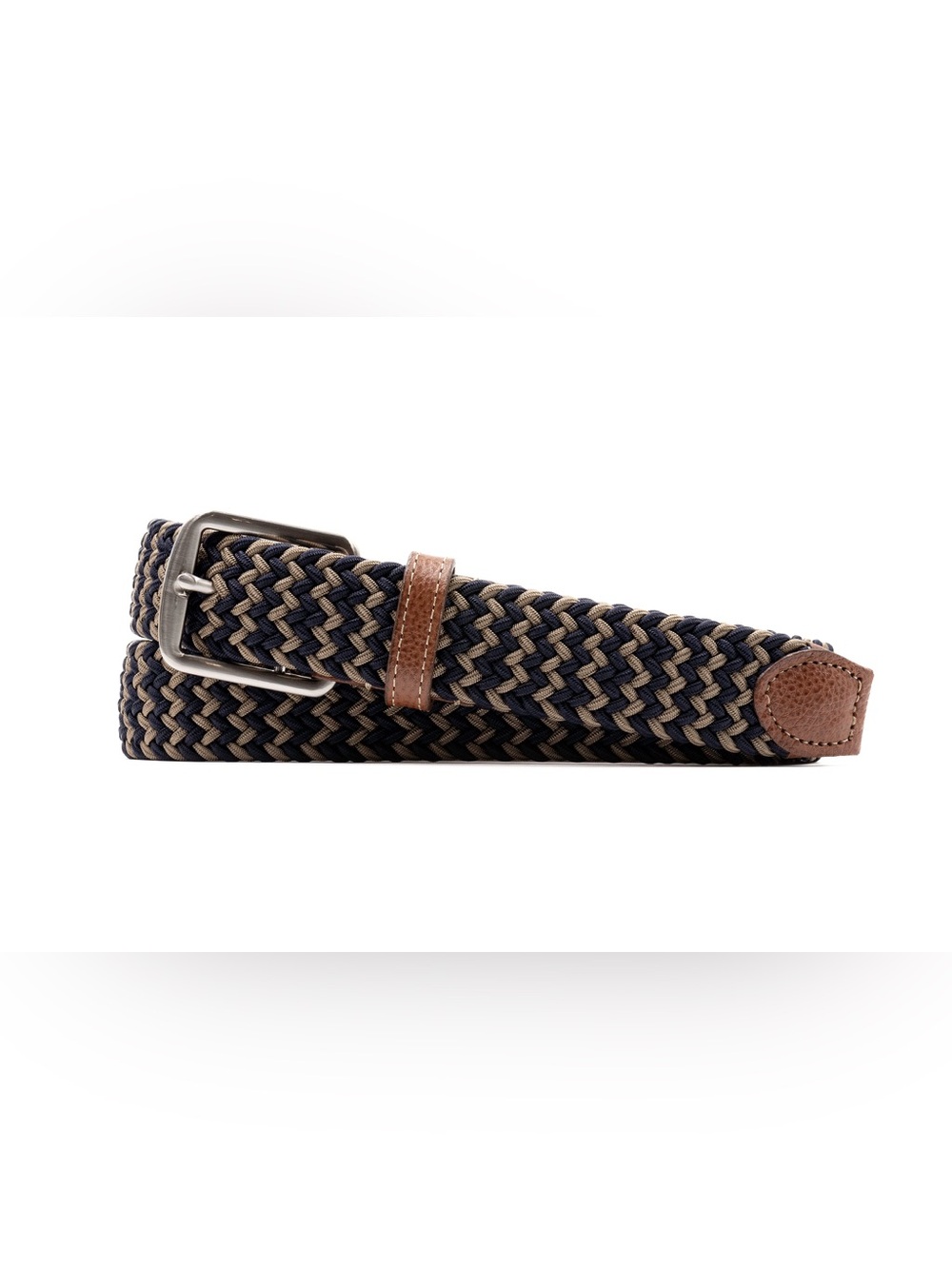 Martin Dingman Newport Woven Italian Stretch Belt size 34